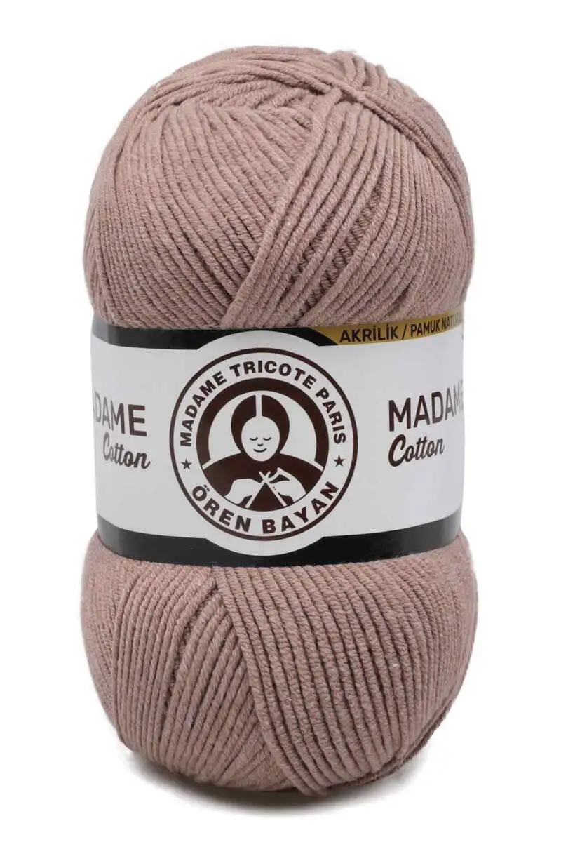 Cotton Knitted Yarn - 29 Color Options - 280 Meters(100gr) - Ören Bayan Madame Cotton - Acrylic - Sweater - Cardigan - Amigurumi - Doll - Shawl -