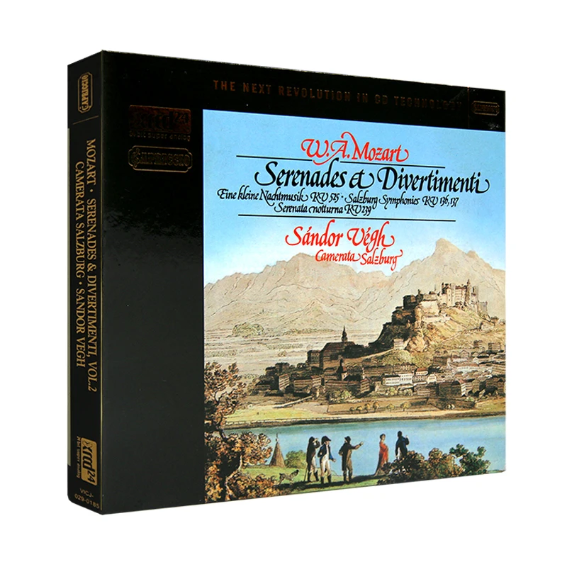 

Mozart: Serenades&Divertimenti Vol 2 Classical Pure Music Album 1 CD 1 Lyrics Book Disc Box Set