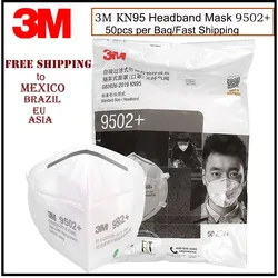 3M 9502+/9501+ KN95 Particulat Respirator Anti PM2.5 Smog Protective Face Mask Influenza Mask