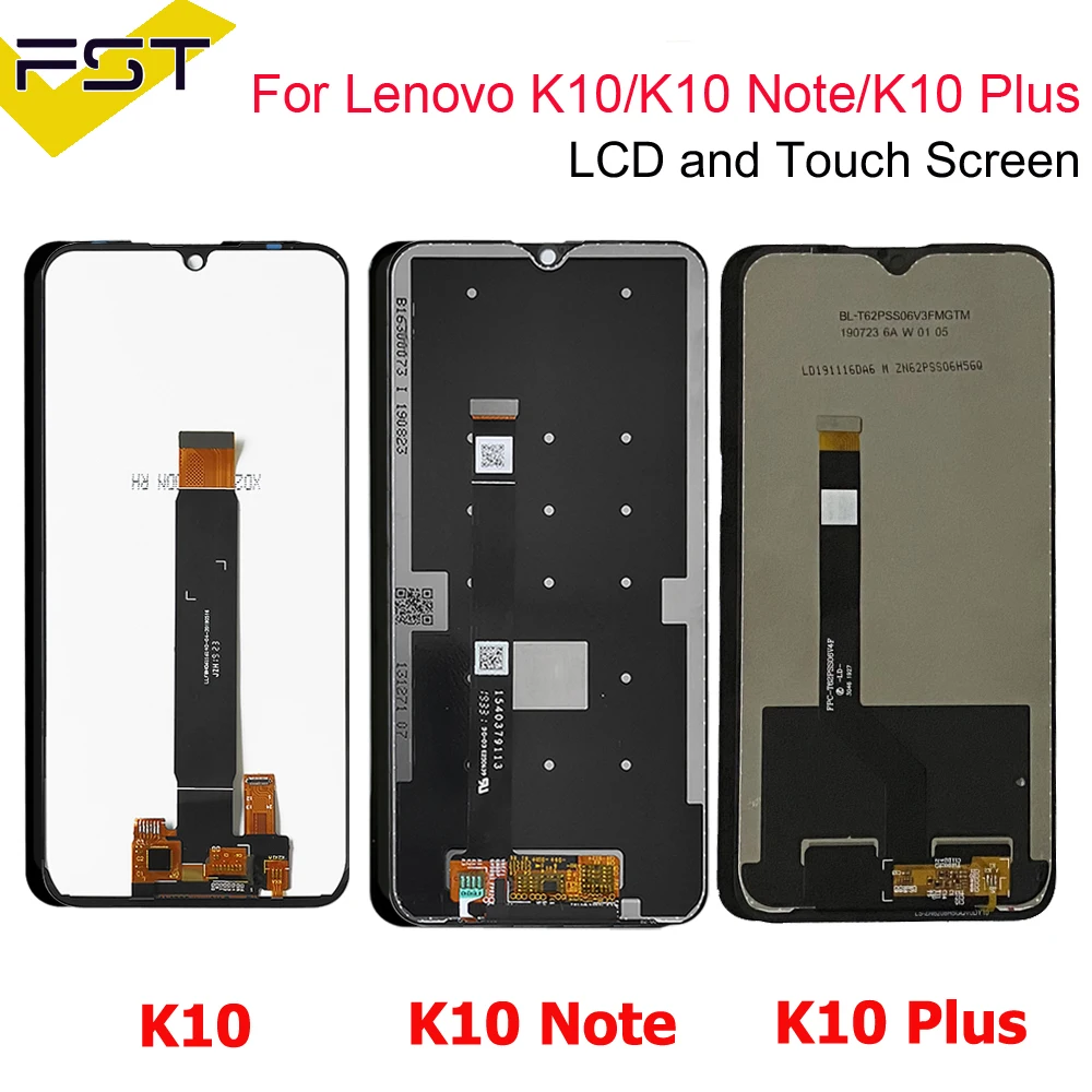 Original Tested For Lenovo K10 Note LCD Digitizer Assembly Screen LCD For Lenovo K10 XT2025 Display Lenovo K10 Plus L39051 lcd