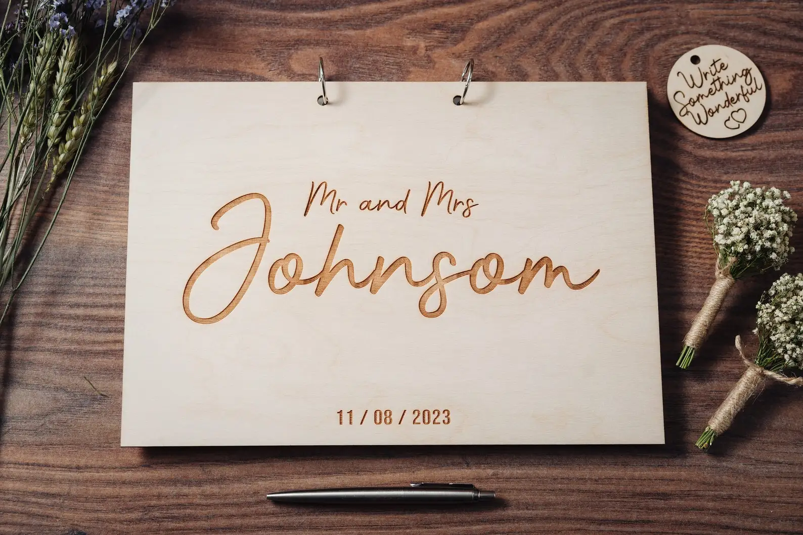 

personalize Wooden memory guestbooks Custom Wedding Guest Book, Engagement Guest Book,Couple's Guest Book, Wedding Album