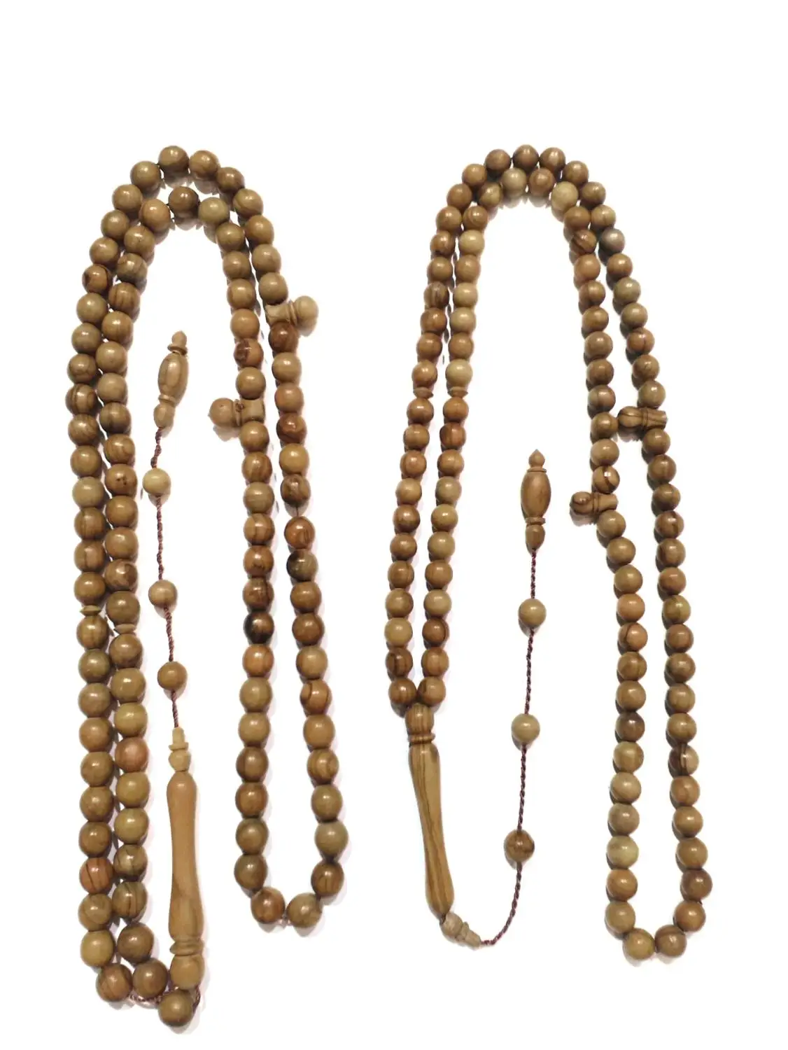 Prayer Bead Olive Tree Gift Tasbeeh Muslim Tesbih Rosary High Quality Wood 99 Natural Lathe Handmade Misbah Musbiha Elegant