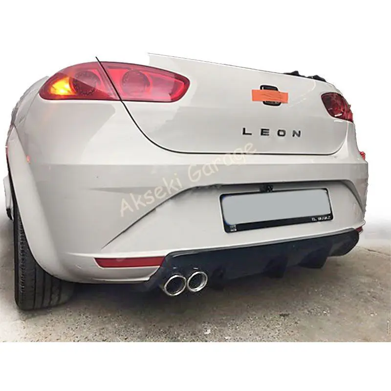 Rear Bumper Diffuser For SEAT Leon Mk2 2006-2012 Models-Auto Styling Spoiler Modified Spare Parts Quality Flap Splitter Ornament