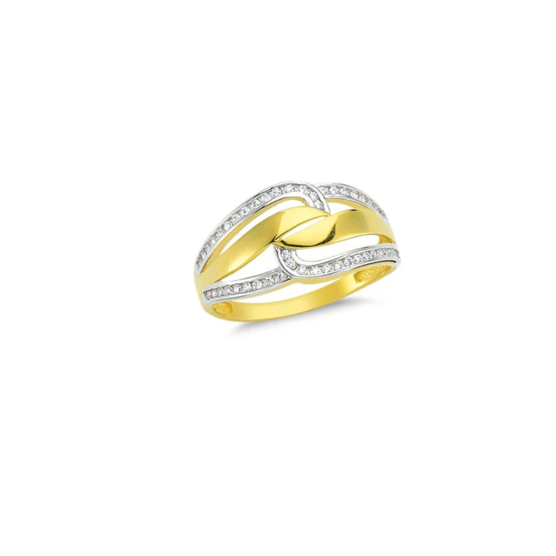 14K Solid Gold Classy Ring for Women