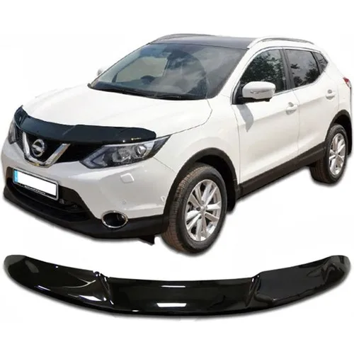 Nissan Qashqai Front Hood Spoiler 2007+ Black Protecter Solid Front Hood Protector Aerodynamic Car Automobile Accessories