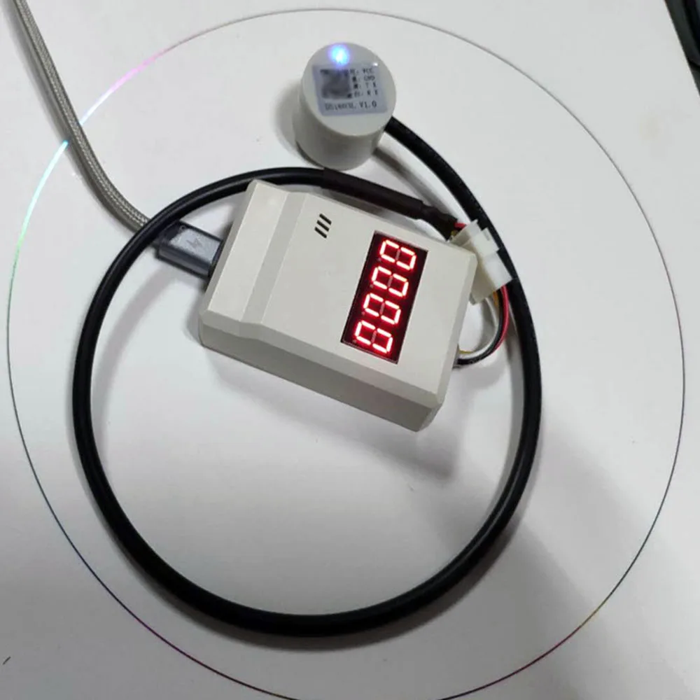 Taidacent Ultrasonic Liquid Level Sensors Water Level Detection Display Uart Serial Port Stainless Ultrasonic Level Detector