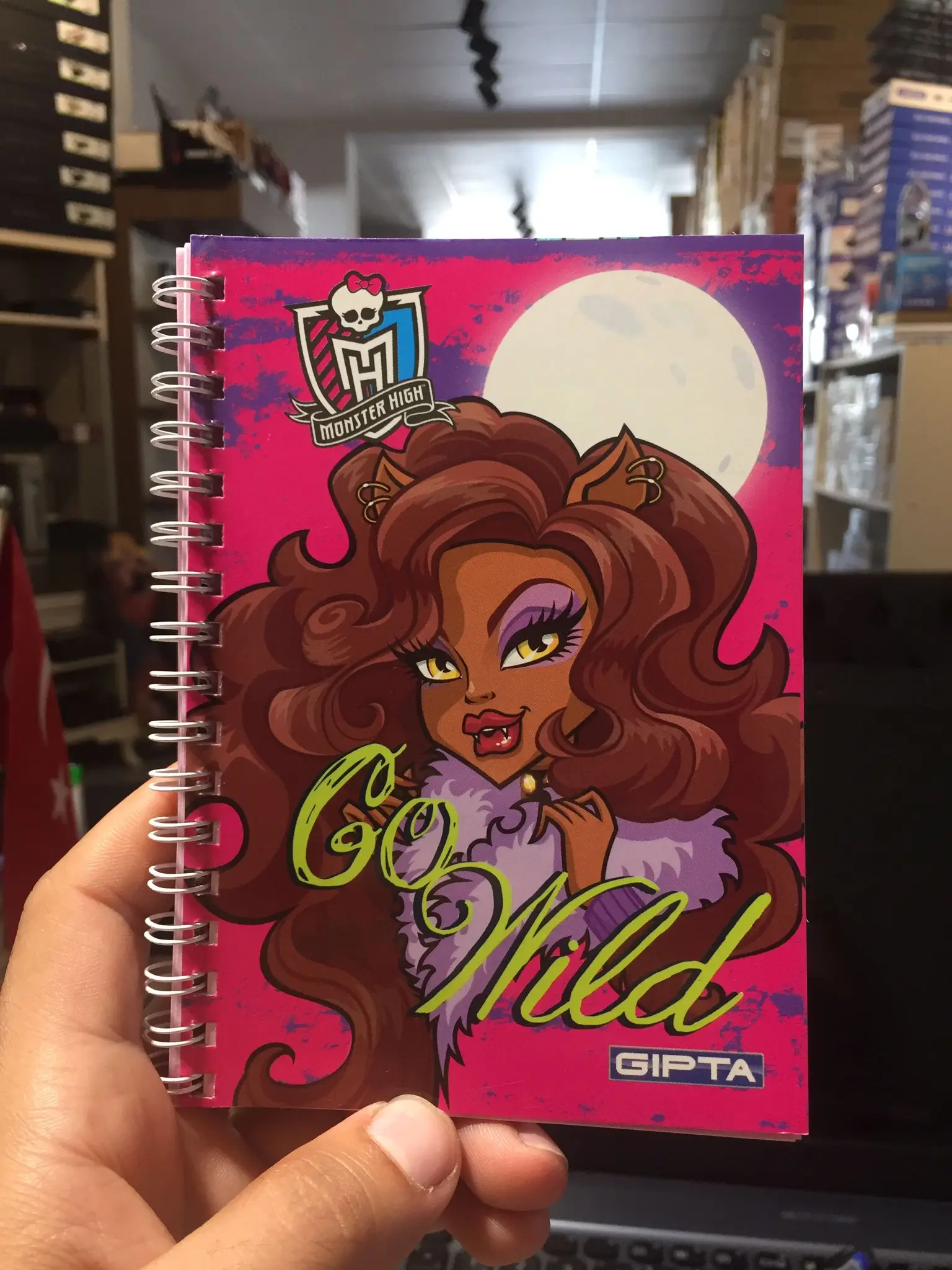 Monster High Spiral Notebook A6 Size Ideal Homework Notebook Stationery Products For Girls 1st Class Quality