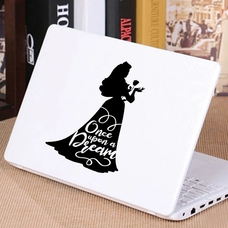 Auror Princess Quote Decal Car Window Decoration, Once Upon A Dream Wall Stickers Girls Baby Room Wall Decor Vinyl Wall Decals