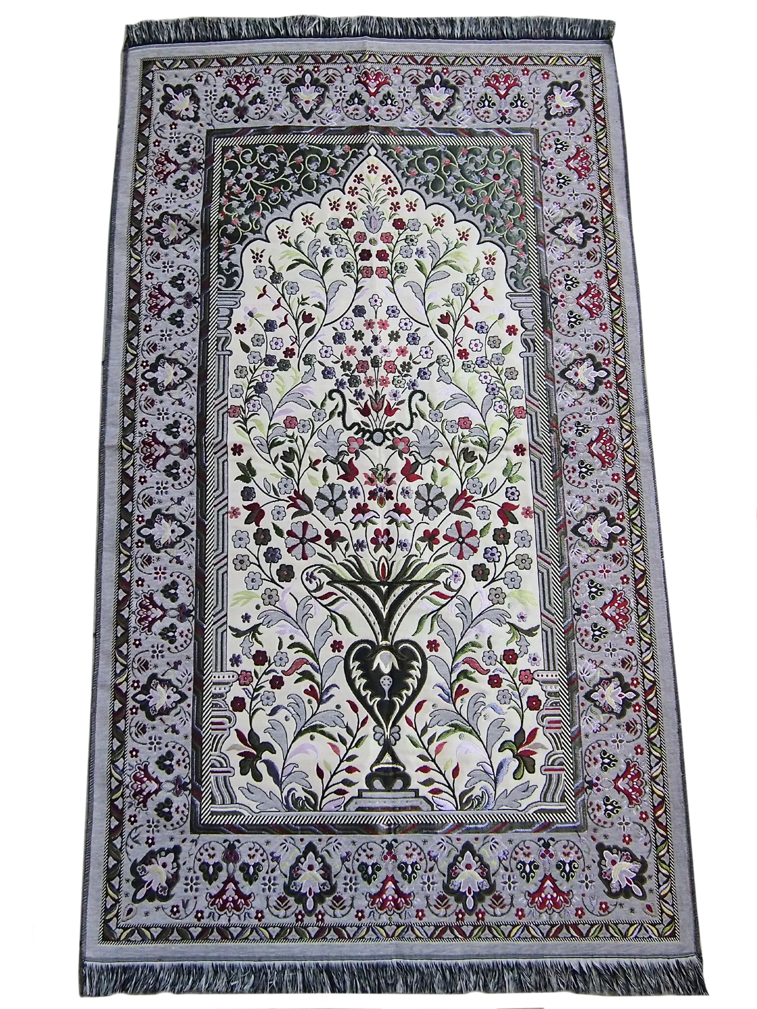 Islamic Muslim Prayer Hereke Rug Pattern luxury Chenille Taffeta Umrah Turkey Hajj Gift Worship Cover Qibla Tapestry Lightweight