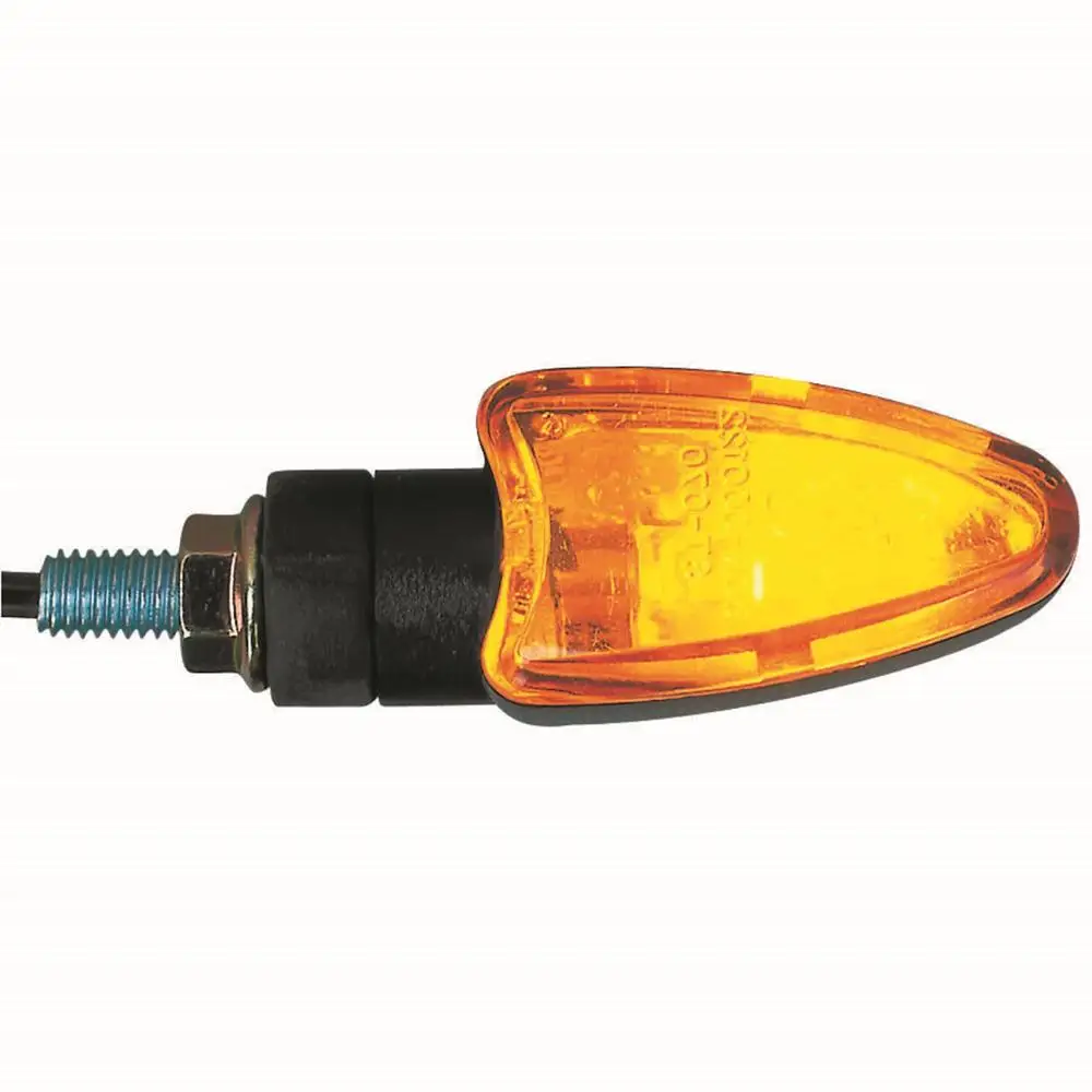 Oxfor OF474 OF475 OF476 OF477 - Set 2 intermittent Moto ARROW light bulb black/carbon motorcycle (per pair) engine