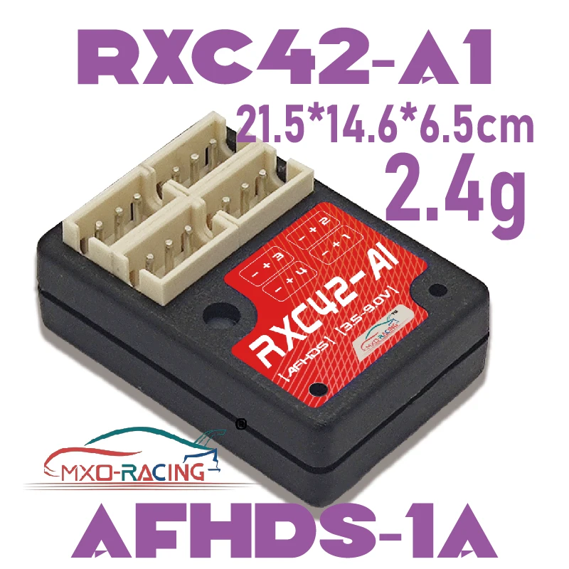 

MXO-RACING RXC42-A1-NT(FLYSKY-AFHDS-1A) V2 Super Micro SurfaceRX/ABS shell/4CH/MINIZ/ATM/DRZ/GL