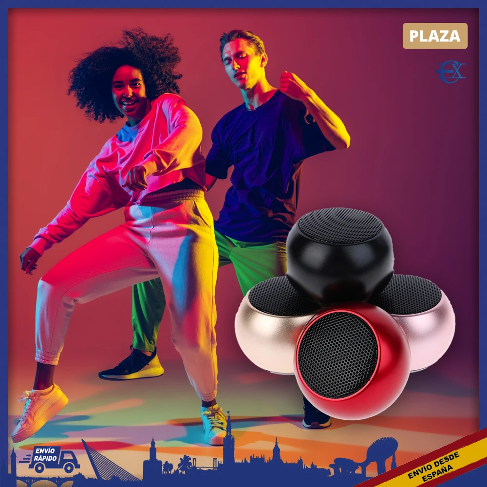 EUROXANTY®| Mini Bluetooth speakers | Mini rechargeable speakers | Speaker for phone | Small speaker | Portable speaker