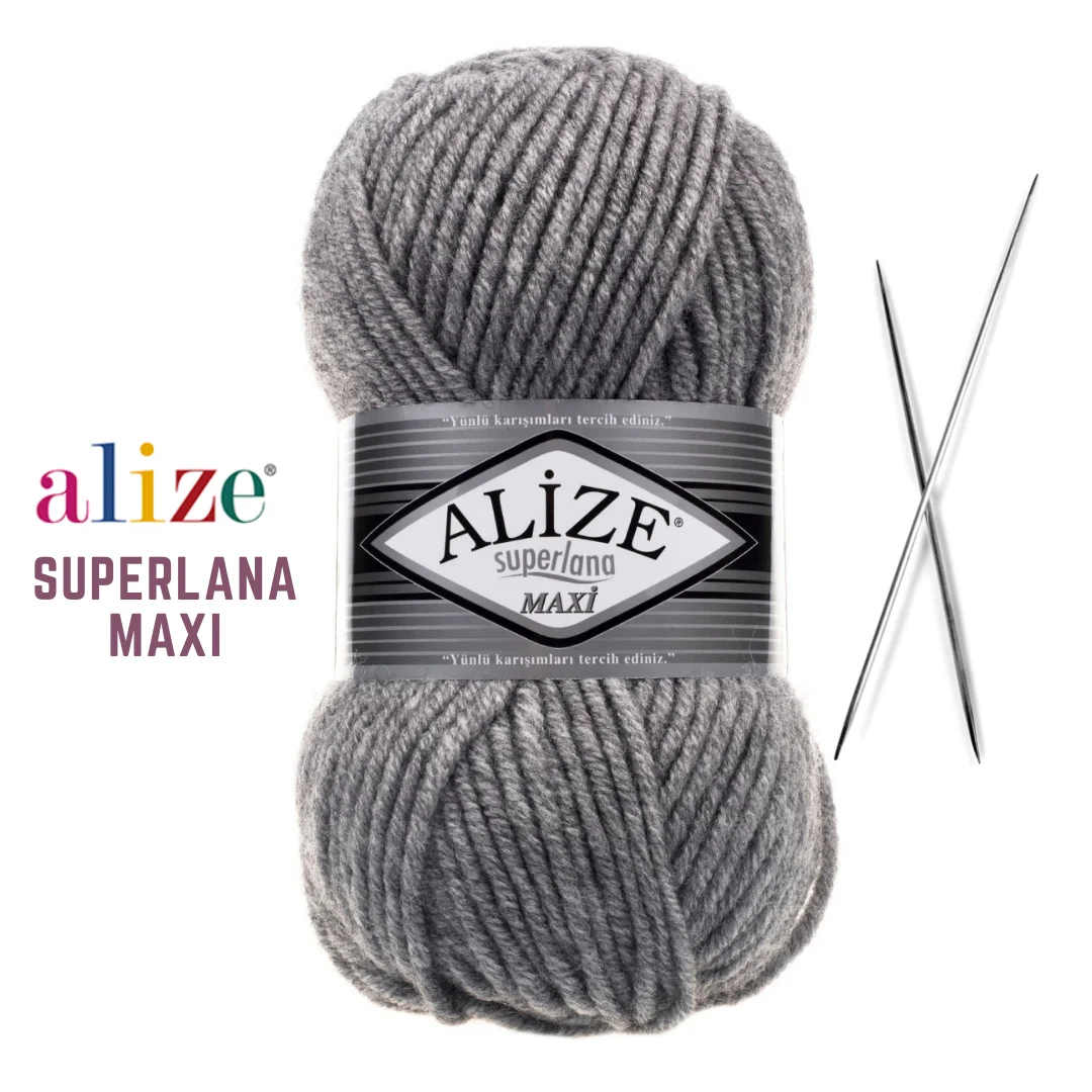 Alize Superlana Maxi Knitting Acrylic Yarn Wool Yarn for Hand Knitting Crochet DIY Amigurumi Baby Knitwear Scarf Blanket Shawl