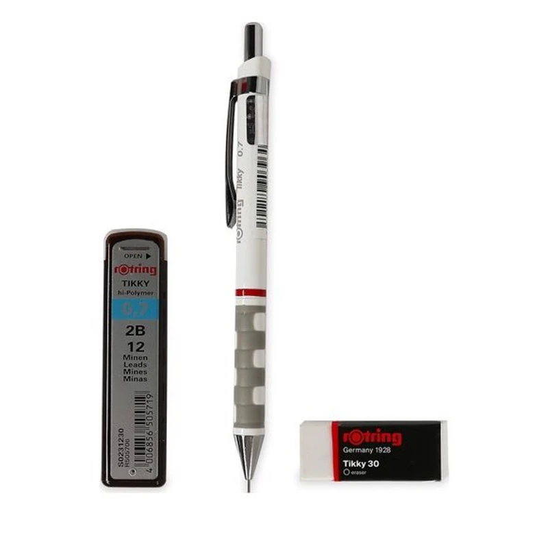 Rotring TIKKY 0.7mm Gépi Irón leads Ceruzabél Bélyegragasztó állítsa sketching Írásmű Hivatali székhely Iskola Anyagellátás Magas légnyomású levegő minőségű Német márka