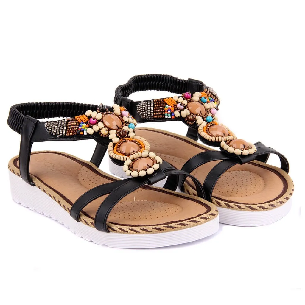 Guja-Noir Sandales Femme