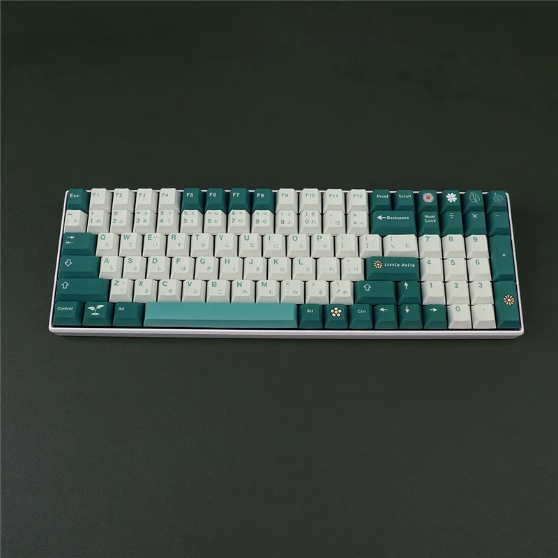 Personalizado pouco daisy keycaps pbt keycap 129 teclas cherry profile dye-sub para teclado mecânico 61 64 84 108 layout