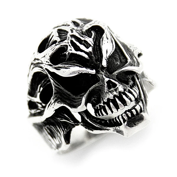 

Mens Ring 925 Sterling Silver Ring Skull Gothic Style Rings Male Jewelry Rings For Men Rings for Women Men`s Rings Men Jewelry