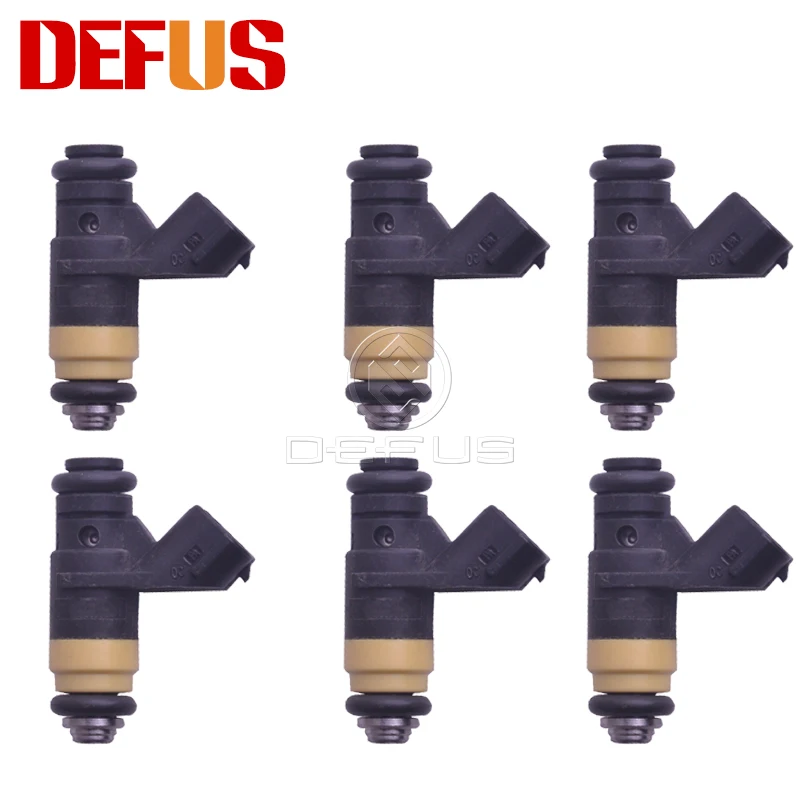 6X Fuel Injector 036906031M 036 906 031 M for VW Polo 9N Seat Ibiza IV 1.4L 02-07 Fuel Injection Valves Nozzle