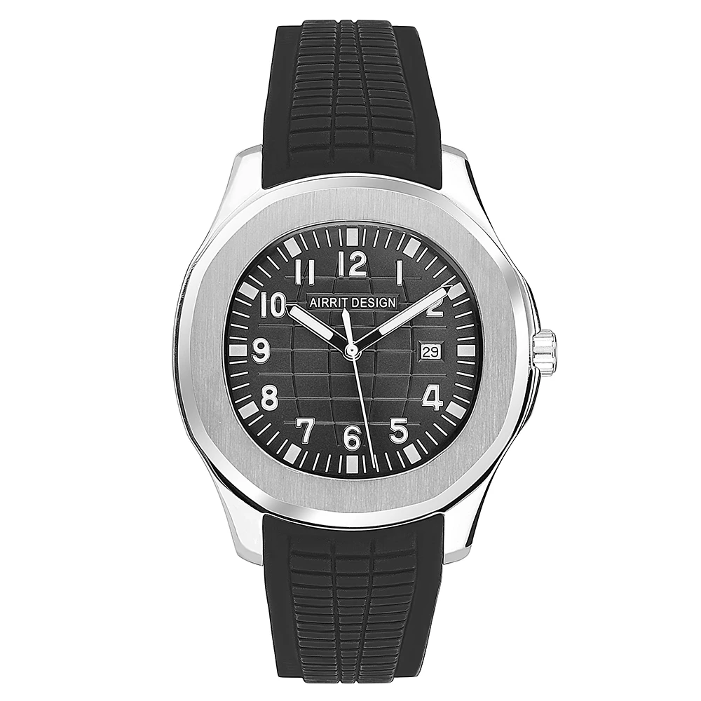 AIRRIT-Montre à quartz pour hommes, montre-bracelet de sport Shoous pour hommes d'affaires, horloge 10/2019, mouvement AnMIYOTA