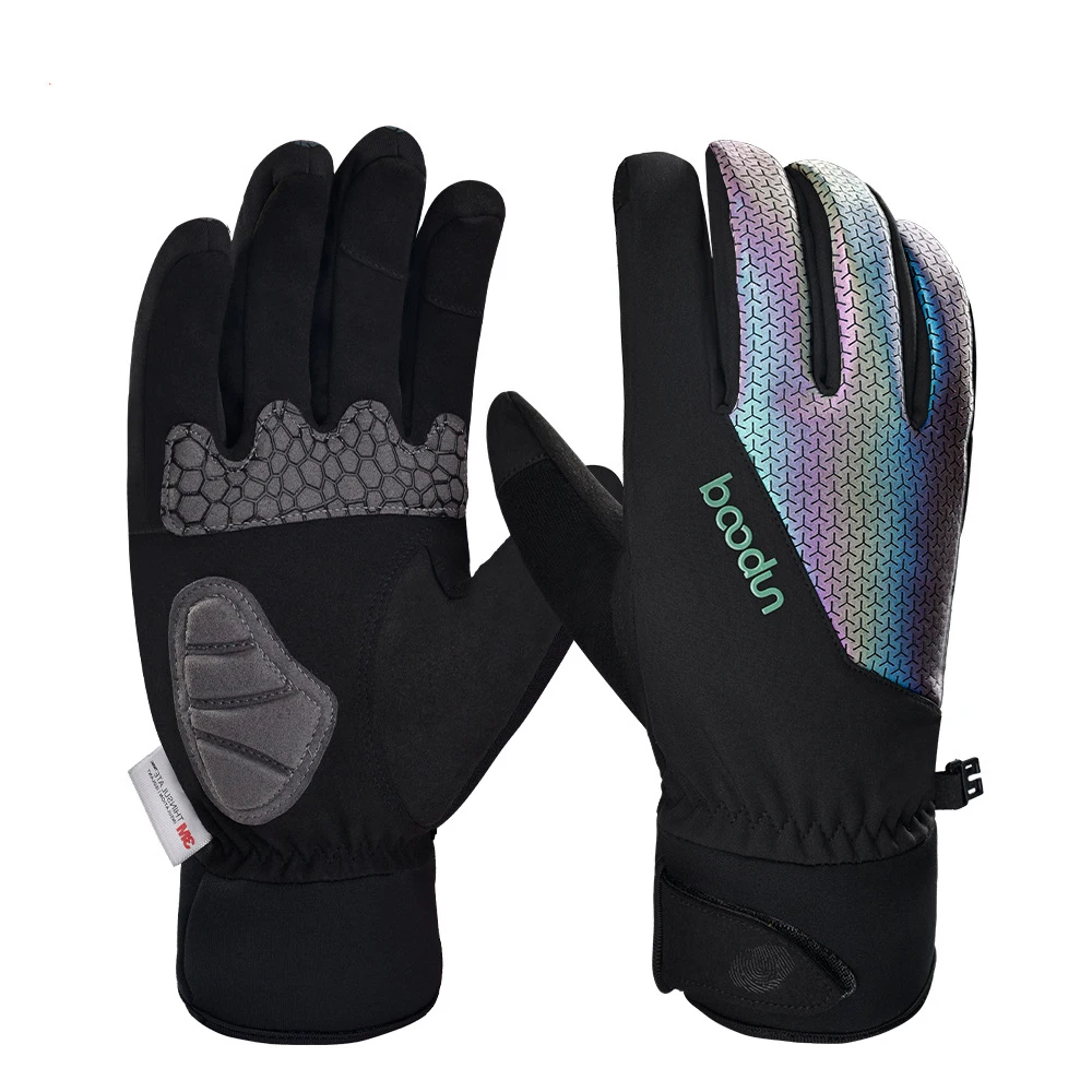 

KINGSEVEN Winter Cycling Gloves Bicycle Gloves Windproof Thermal Warm Fleece Gloves Motorcycle Gloves Skiing Gloves Bike Gloves