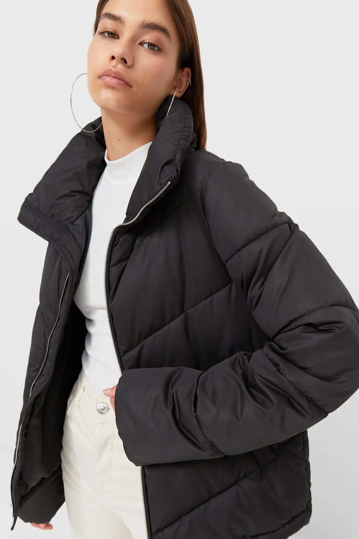 Women Winter Coats Quilted Jackets Filled Inflatable Coats Cold Proof Autumn Winter Clothing Products High Street Fashion