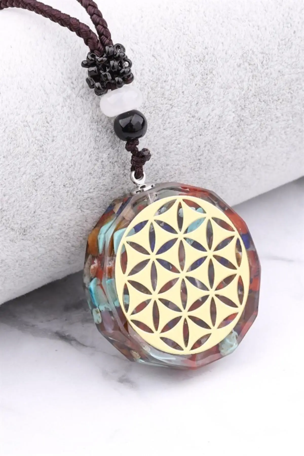 Orgonit Chakra Reiki Bio energy Pendant