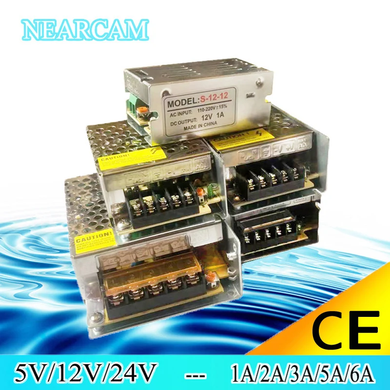 

NEARCAM switching DC power supply 5V12V/24V small power supply 1A2A5A10A household LED lamp with ordinary iron box power supply