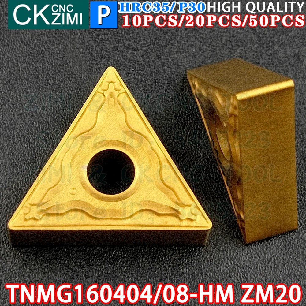 TNMG160404-HM ZM20 TNMG160408-HM ZM20 Carbide Insert External Turning Inserts Tool ​TNMG CNC mechanical Metal lathe Cutting Tool