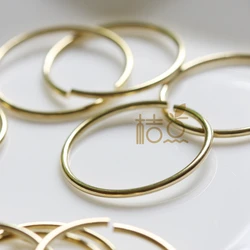 DIY Supply-Solid Brass Brass Finding Jump Rings-Jumpring-Jumprings-Jump ring