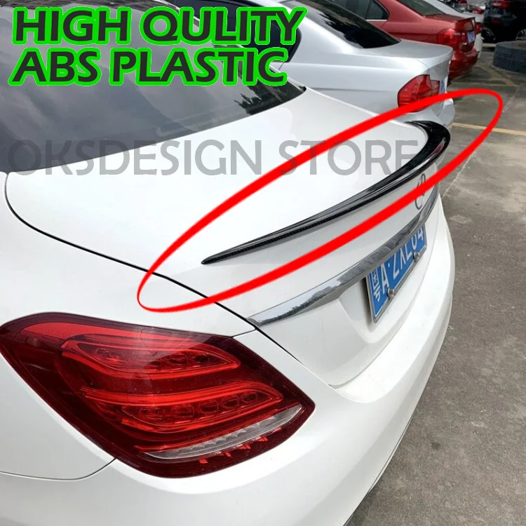 FOR Mercedes C Serisi W205 Sedan (2015-2018) AMG Style Spoiler ( ABS Plastic )