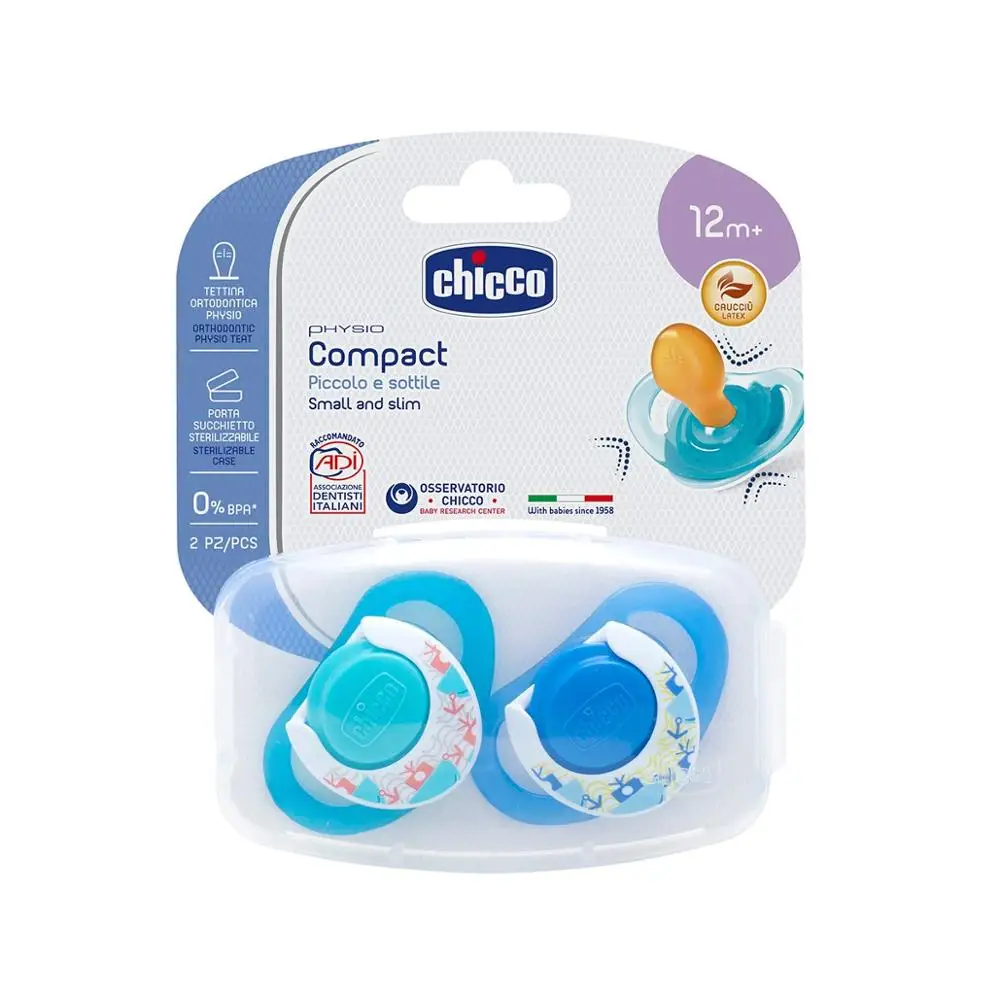 Chicco Baby products pacifier food grade rubber newborn bite play mouth round 12Month+