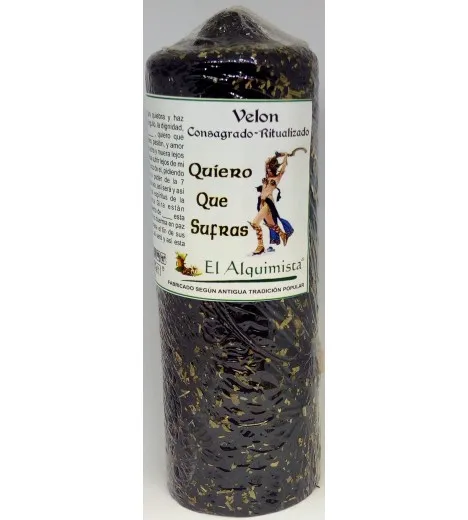 VELON prepared with herbs and oil I want you to suffer