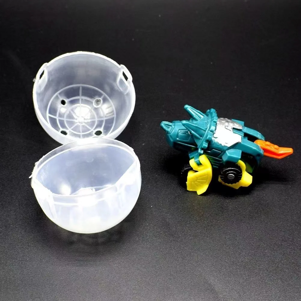 Transformation Dinosaur Car Capsules Toys Transparent  Plastic Ball For Vending Machine Kids Action Figure Toys Christmas Gift