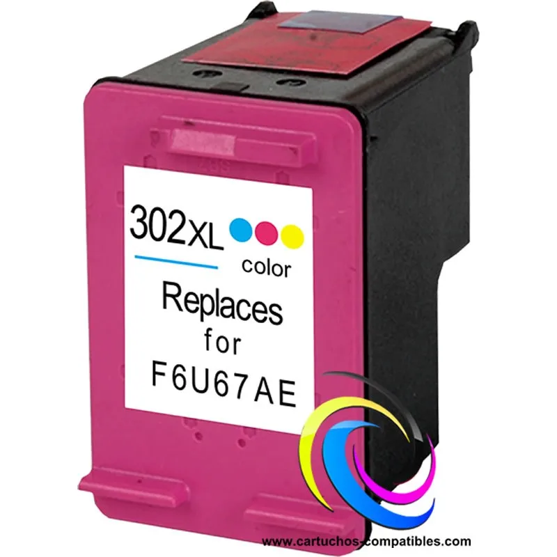 302 ink XL 302XL Black, color or pack 2, DeskJet 2100 2130 2132 2133 2134 3630 3631 3632 3633 3634 3635 3636 3637 3638 3639 OfficeJet 5258 5264