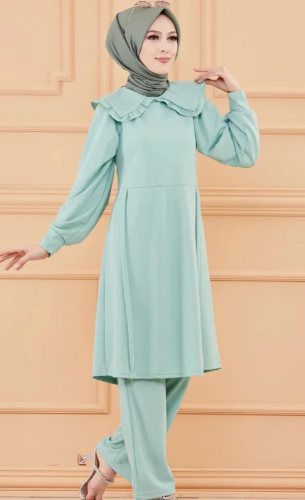 Tunık PANTS sports Tunık PANTS abaya big size Skirt Tassels Long Denim Jacket PANTS TUNIC SUMMER Muslim long dress women