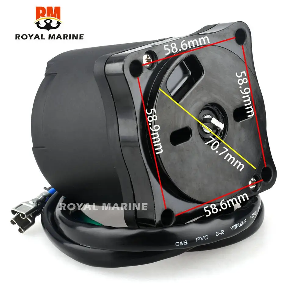 36120-ZY3-013 Tilt Trim Motor 12V 36120-ZY3  For Honda Outboard Motor 75-225HP with Connecto  boat motor