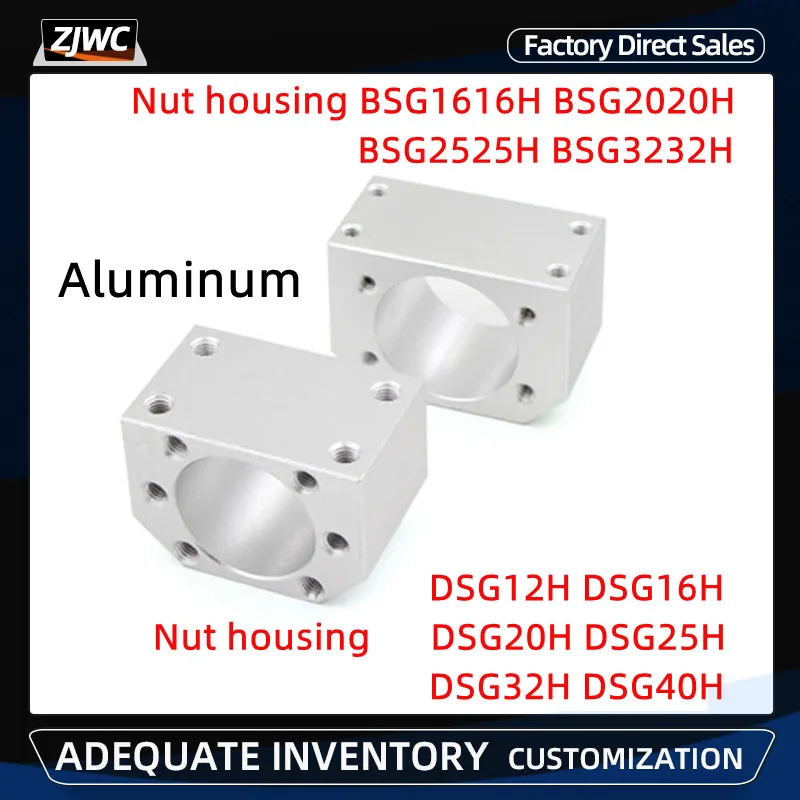 28mm DSG16H Halterung CNC-Teile RM1605 Kugelumlaufspindel Aluminium-Muttergehäuse Halterung Passend für SFU1610/SFU1604/SFU1605 – Detail 26
