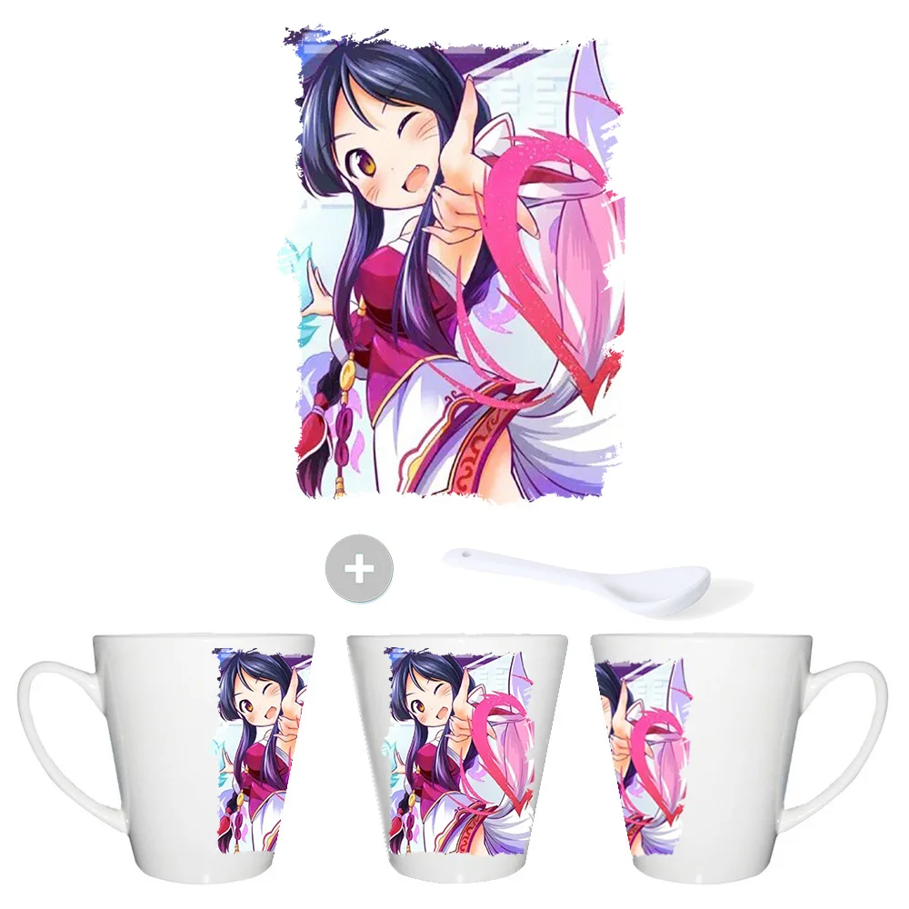 CUP TAPER GIRL KITSUNE VIDEO GAME conic mug