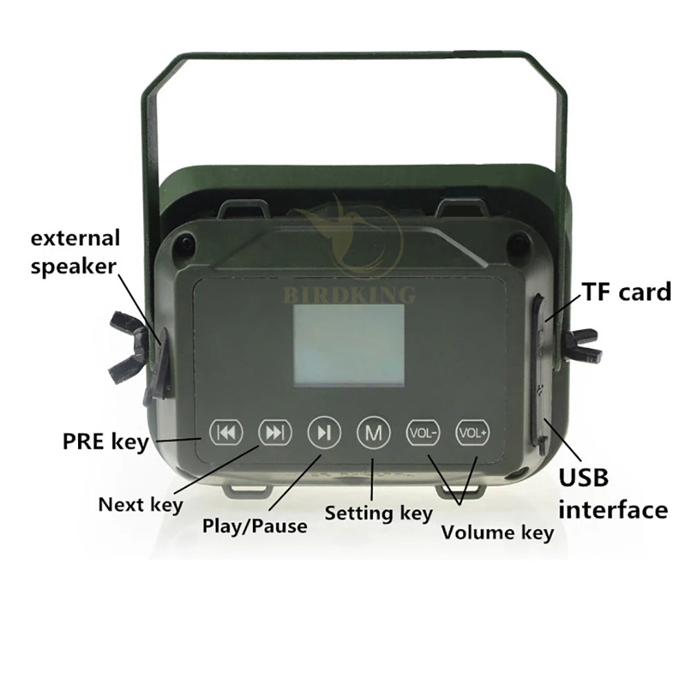 Waterproof 60W Support Arabic Language Menu Electronic Animal Tweeter
