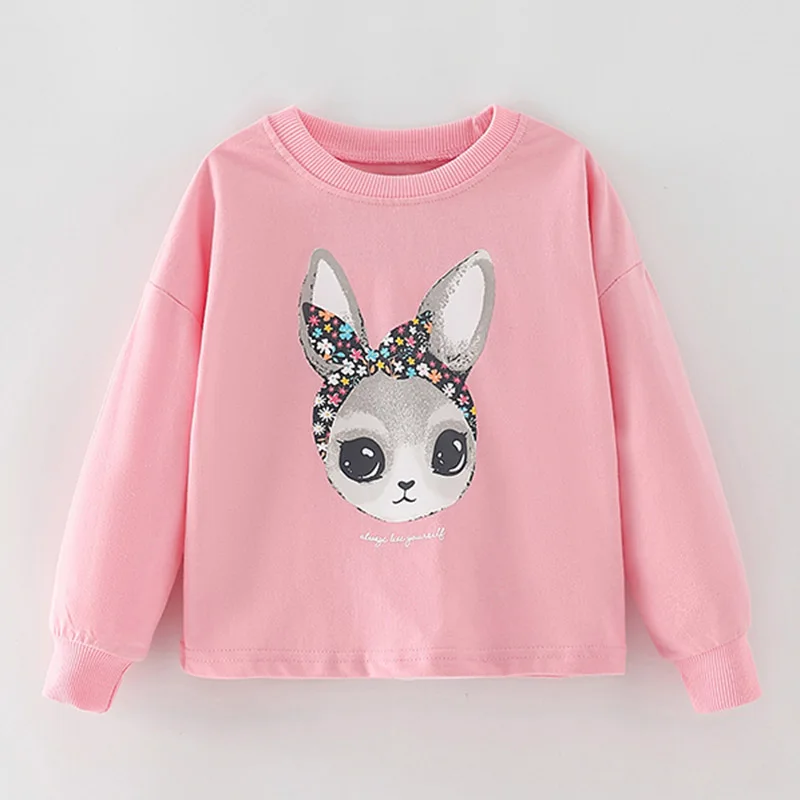 

Brand New 2023 Baby Girl Clothes Terry Cotton Children Infant Babe Toddler Kids Girls Sweater Hoodies Fleeces Sweatshirts Blouse