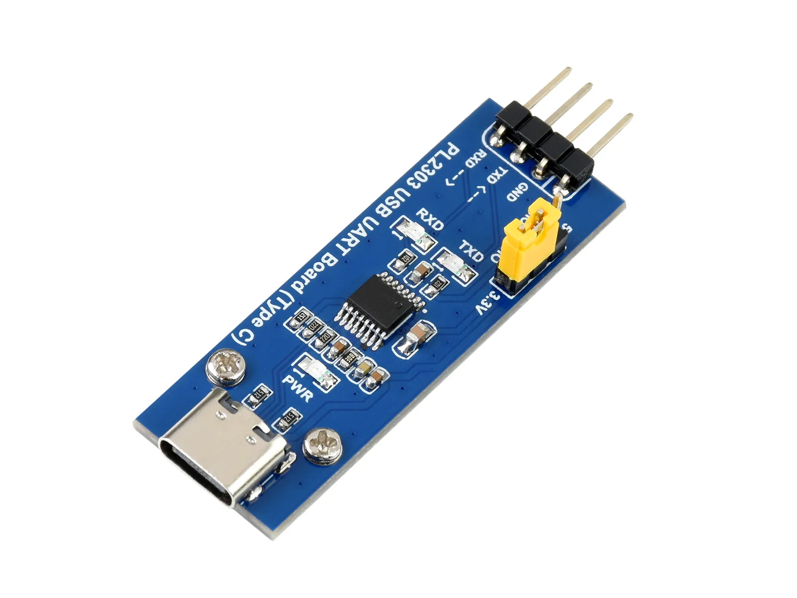 Waveshare-USB para UART Board, Módulo de Comunicação, USB-C Conector, Suporta Windows XP 10 11, Tipo C, PL2303