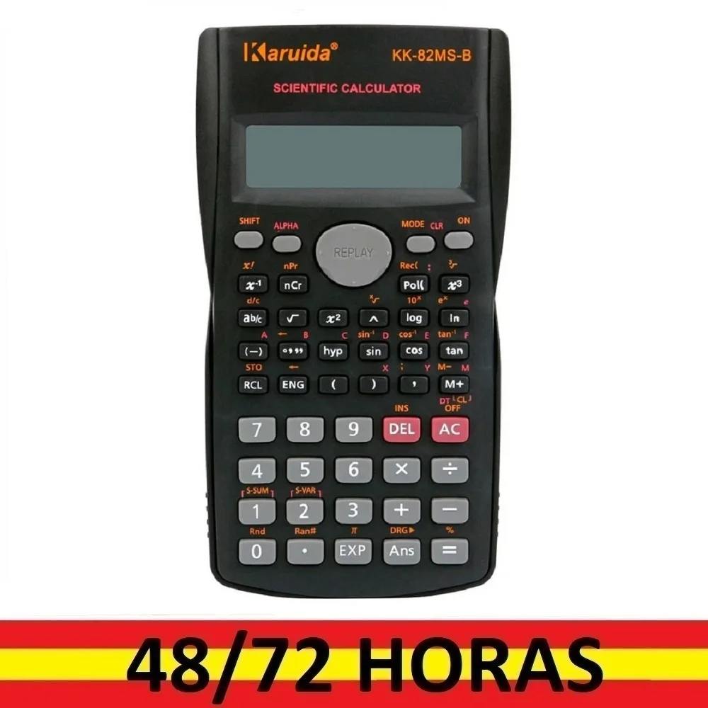 Calculadora científica com display duplo, 12 dígitos, 240 funções, 2 linhas