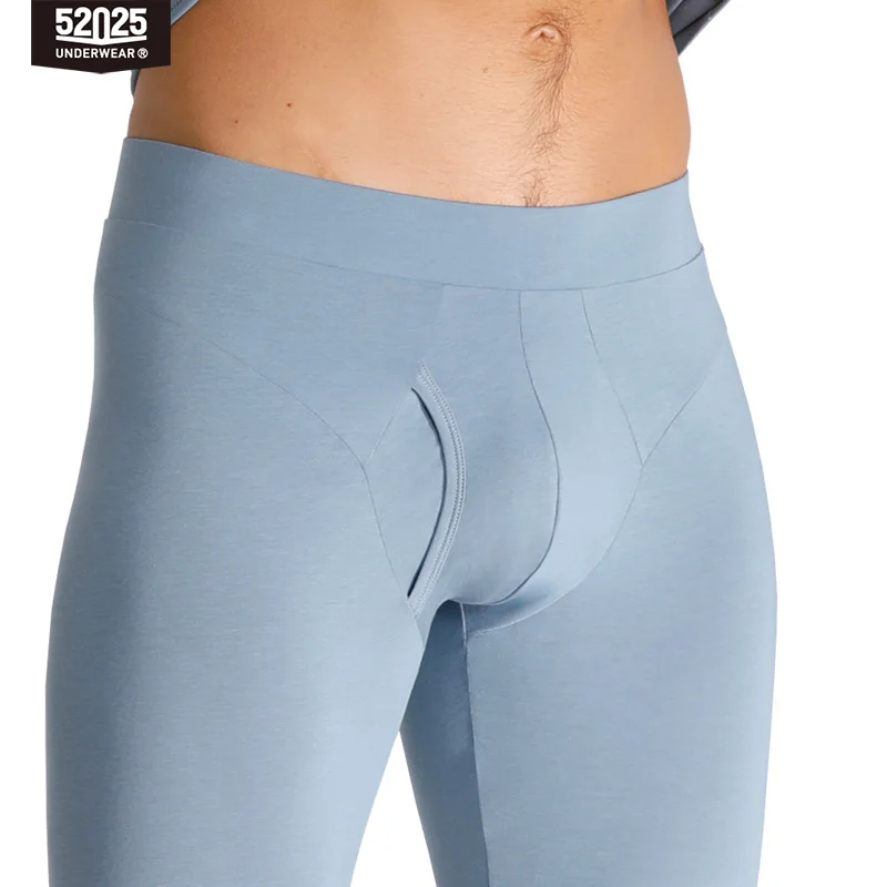 52025 Men\'s Modal Cotton Thermal Leggings – Ultra-Soft Lightweight Base Layer with Second-Skin Comfort and Modern Everyday Fit
