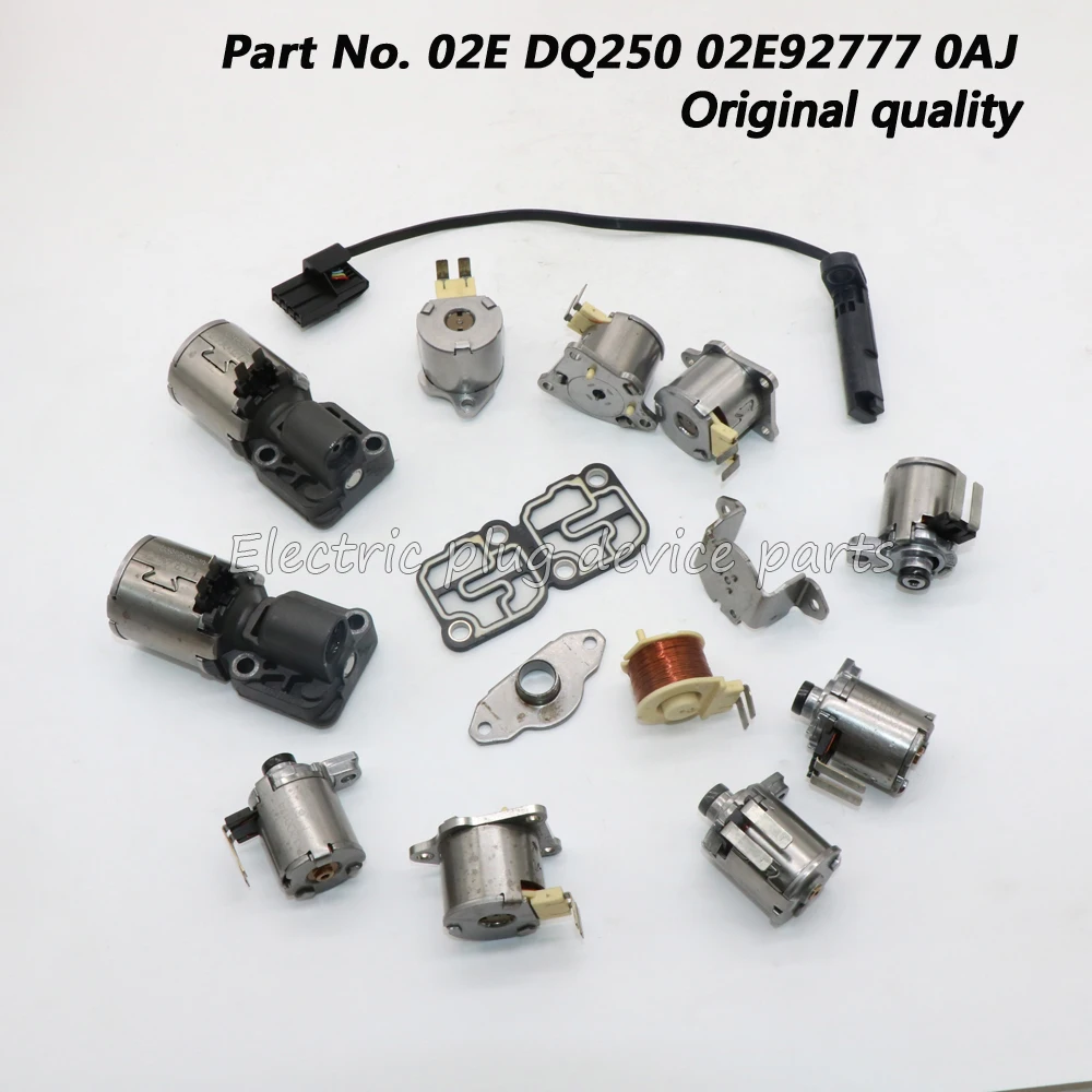 Genuine 02E DQ250 6 Speed Transmission Solenoid Valve for VW Audi Skoda Seat 02E92777 0AJ