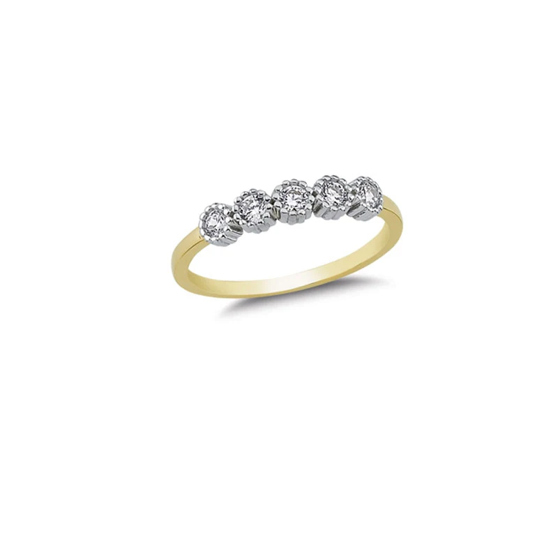 14K Solid Gold Elegant Ring for Women