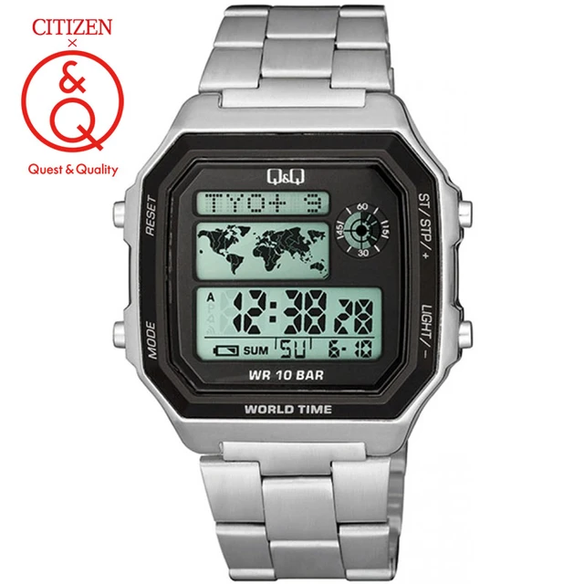 Citizen Q q Watch Men Set Top Brand Luxury Led Digital Waterproof Quartz Men Watch Sport Military Wrist Watch Relogio Masculino Quartz Wristwatches AliExpress