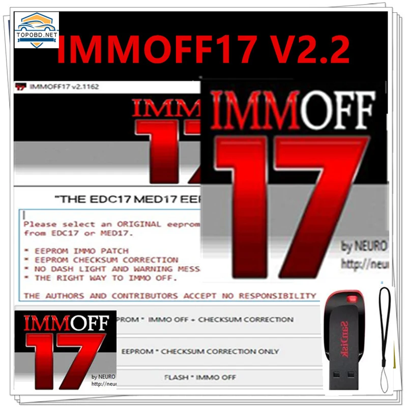 

2024Hot sell iMMOFF17 Software EDC17 Immo Off Ecu Program NEUROTUNING Immoff17 Disabler Download and install video guide