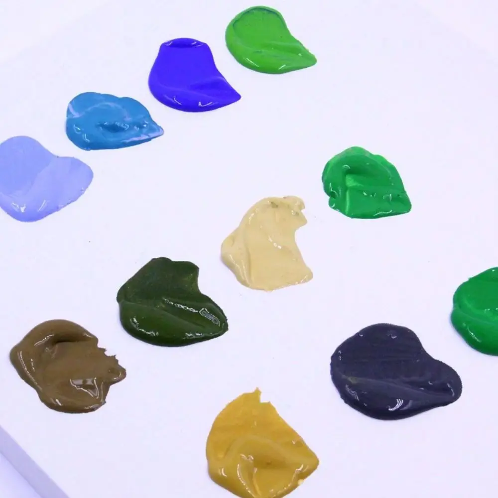 18Colors Acrylic Paint Set Art Supplies Airbrush Professional Hand Product Water Resistant DIY Wood Fabric Canvas Glass Fast Dry