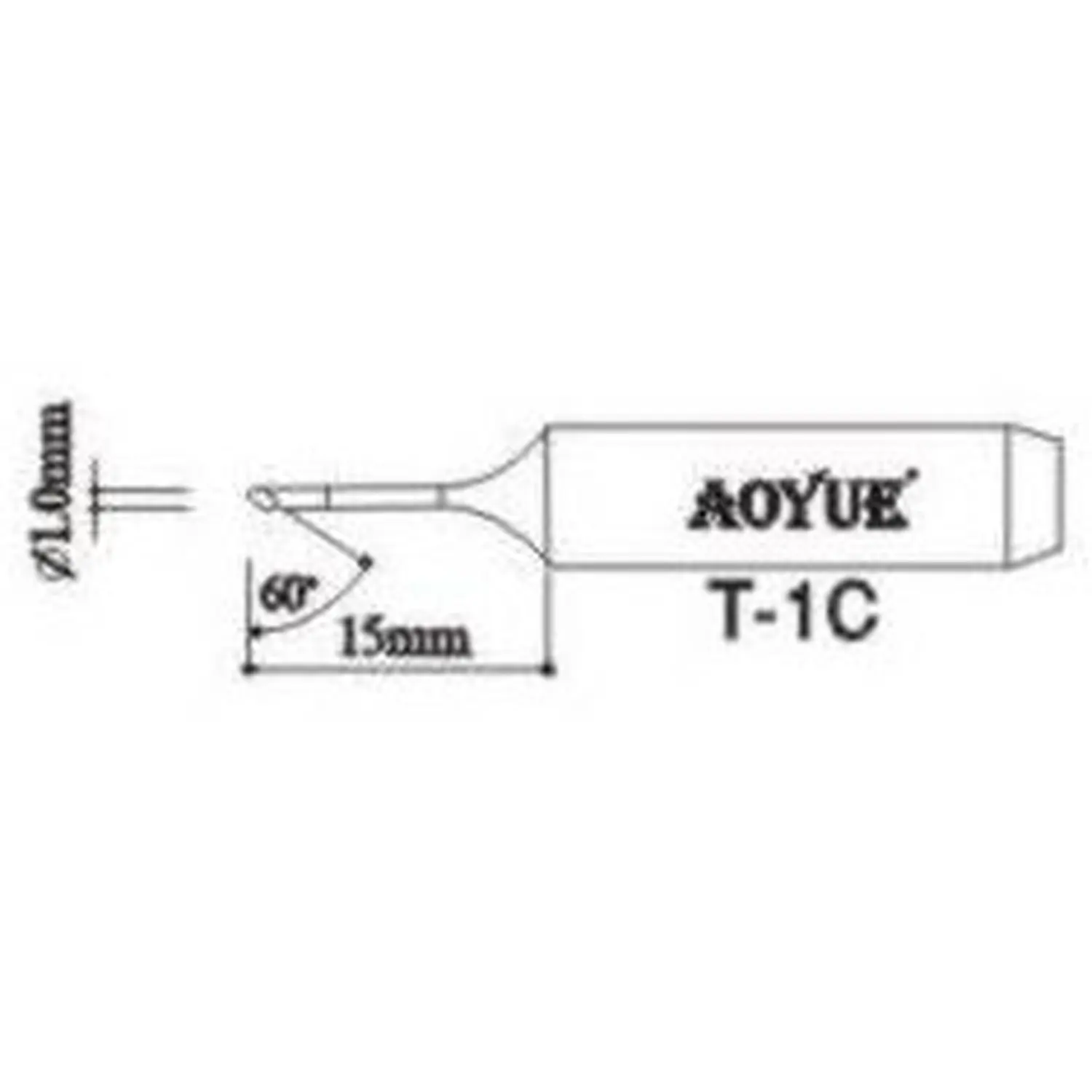 AOYUE T1C replacement soldering iron tip