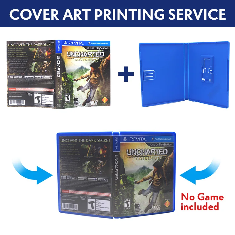 Caso di sostituzione Per Playstation Per PS Vita Gioco Carrello Scatola di Cartucce di Ricambio Blu